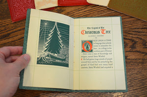Sahlin, Axel Edw. Typographic Expressions: Something of Roycroft Principles and Methods [together with] six Christmas greetings booklets printed by Sahlin, 1940-1960.