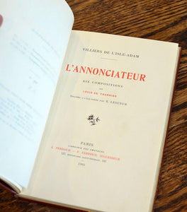 [Fine Binding | Riviere & Son] L'Annonciateur