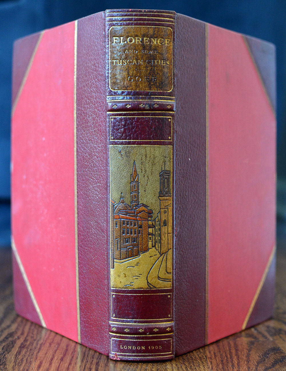 [Fine Binding | Inlaid Pictorial Spine] Florence & Some Tuscan Cities