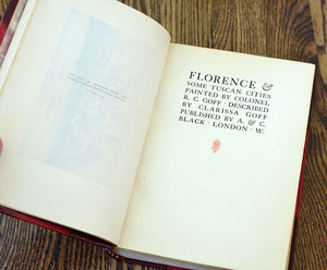 [Fine Binding | Inlaid Pictorial Spine] Florence & Some Tuscan Cities