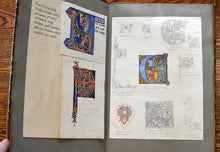 Load image into Gallery viewer, [Mildred Ratcliffe] Album of original illuminated initials, designs, leaves, and miniatures
