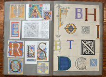 Load image into Gallery viewer, [Mildred Ratcliffe] Album of original illuminated initials, designs, leaves, and miniatures
