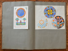 Load image into Gallery viewer, [Mildred Ratcliffe] Album of original illuminated initials, designs, leaves, and miniatures
