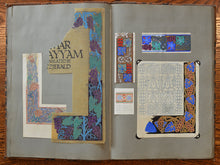 Load image into Gallery viewer, [Mildred Ratcliffe] Album of original illuminated initials, designs, leaves, and miniatures
