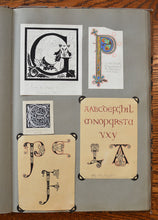 Load image into Gallery viewer, [Mildred Ratcliffe] Album of original illuminated initials, designs, leaves, and miniatures

