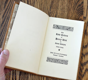 [Merrymount Press] The Love Letters of Henry VIII to Anne Boleyn