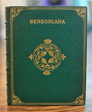 Load image into Gallery viewer, [Fine Binding | Morrell] Bensoniana
