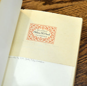 [Bruce Rogers | Proof Bookplate Designed by BR Tipped-In] Bruce Rogers, Designer of Books