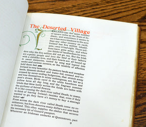 [Roycrofters | Fine Binding | Knickerbocker Press Bindery] The Deserted Village