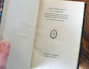 [Fine Binding | Merrymount Press] The Poet Gray as a Naturalist