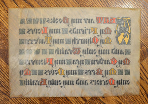 [Illuminated on Vellum | Robert Wilson Hyde] "What are my books..."