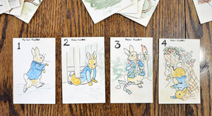 [Anna Hornby | Beatrix Potter] Box of Hand Drawn & Colored Peter Rabbit Cards