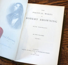 Load image into Gallery viewer, [Fine Binding | Oxford Bindery] Robert Browning&#39;s Poetical Works
