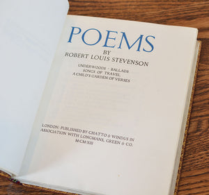 [Fine Binding | Zaehnsdorf | Florence Press] Poems