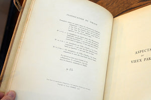 [Fine Binding | Marguerite Duprez Lahey] Aspects du Vieux Paris