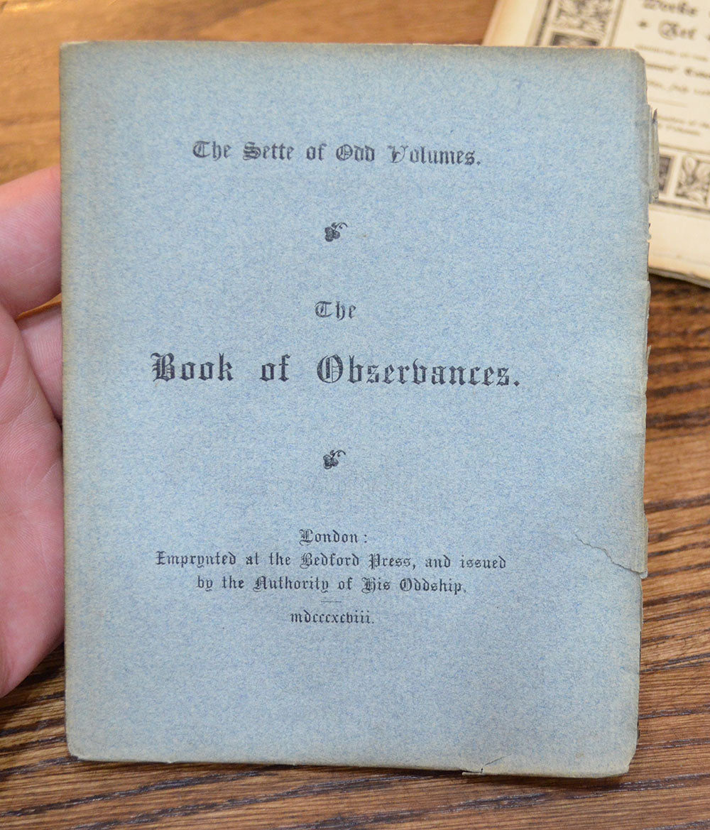 [Sette of Odd Volumes] The Book of Observances