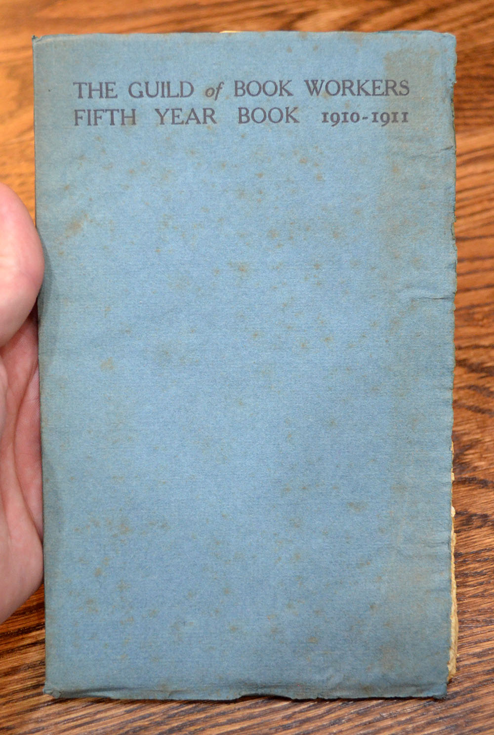 The Guild of Book Workers, Fifth Year Book (1910-1911)
