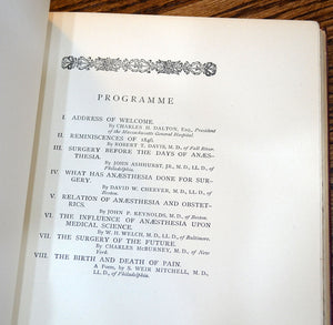 [Bruce Rogers] The Semi-Centennial of Anaesthesia: October 16, 1846 - October 16, 1896