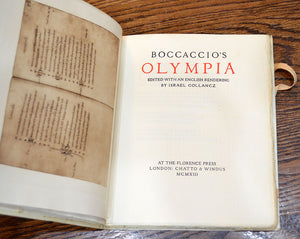 [Florence Press] Boccaccio's Olympia