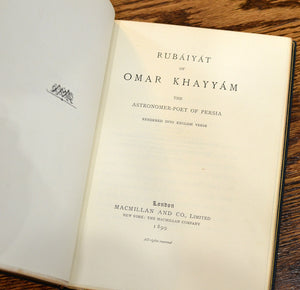 [Fine Binding | Knickerbocker Press] Rubaiyat of Omar Khayyam