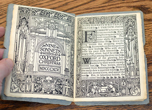 [Copeland & Day | Bertram Grosvenor Goodhue] Nine Sonnets Written at Oxford