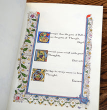 Load image into Gallery viewer, [Illuminated Arts &amp; Crafts Manuscript in Folio] A Collection of Thoughts
