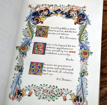 Load image into Gallery viewer, [Illuminated Arts &amp; Crafts Manuscript in Folio] A Collection of Thoughts
