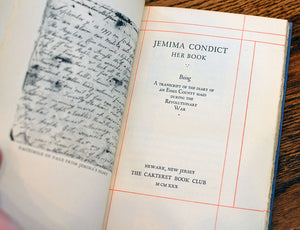 [Village Press] Jemima Condict, Her Book