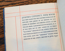 Load image into Gallery viewer, [Village Press] Jemima Condict, Her Book
