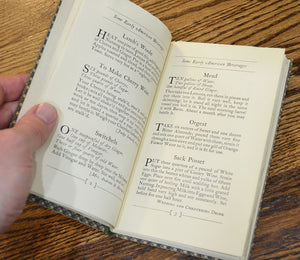 [Merrymount Press] Bigelow, Timothy, editor. A Book of Beverages, Being Recipes Secured from Those Housewives Most Notable for Their Skill in the Preparation of Choice and Delectable Beverages for Winter Nights and Summer Noons.