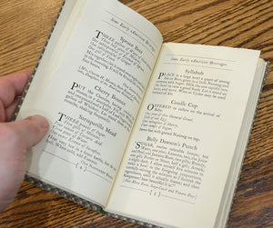 [Merrymount Press] Bigelow, Timothy, editor. A Book of Beverages, Being Recipes Secured from Those Housewives Most Notable for Their Skill in the Preparation of Choice and Delectable Beverages for Winter Nights and Summer Noons.