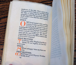 [Printed on Vellum | Essex House Press] Comus, A Mask