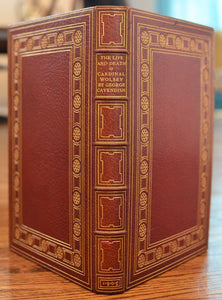 [Fine Binding | Riverside Press Bindery | Bruce Rogers] The Life and Death of Cardinal Wolsey