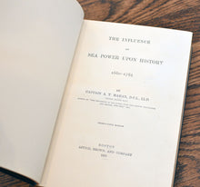 Load image into Gallery viewer, [Fine Binding | Donnelley] The Influence of Sea Power Upon History, 1660-1783
