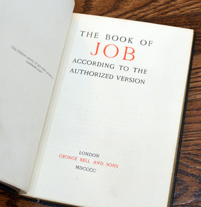 [Fine Binding | Ethel Taunton] The Book of Job