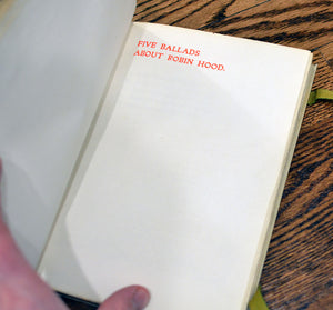 [Vincent Press] Five Ballads About Robin Hood