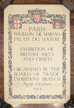 Load image into Gallery viewer, [Walter Crane] Original Poster for 1914 British Arts &amp; Crafts Exhibition
