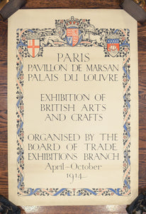 [Walter Crane] Original Poster for 1914 British Arts & Crafts Exhibition