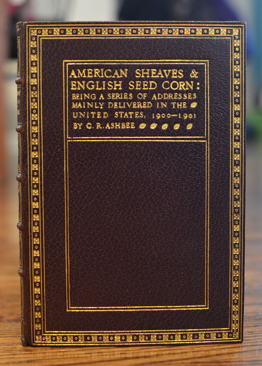 [Fine Binding | Essex House Press] American Sheaves & English Seed Corn