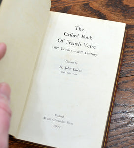[Fine Binding | Edith J. Gedye] The Oxford Book of French Verse