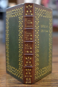 [Fine Binding | Arts & Crafts] English Lyrics from Spenser to Milton