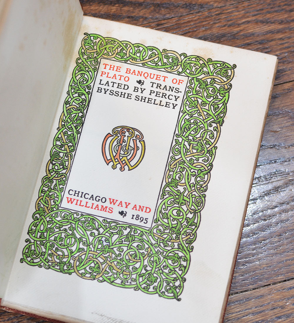 [Bruce Rogers | Limited to 75 Copies] The Banquet of Plato