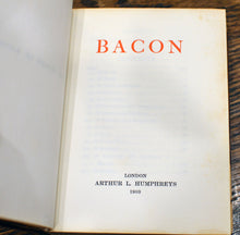 Load image into Gallery viewer, [Fine Binding | Ellen G. Woolrich] Bacon&#39;s Essays
