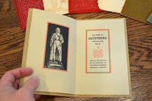 Load image into Gallery viewer, Sahlin, Axel Edw. Typographic Expressions: Something of Roycroft Principles and Methods [together with] six Christmas greetings booklets printed by Sahlin, 1940-1960.
