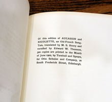Load image into Gallery viewer, [Fine Binding | Modeled Goatskin] Aucassin &amp; Nicolette
