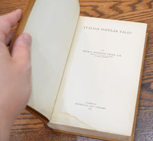 Load image into Gallery viewer, [Modeled Leather Binding] Crane, Thomas Frederick. Italian Popular Tales.
