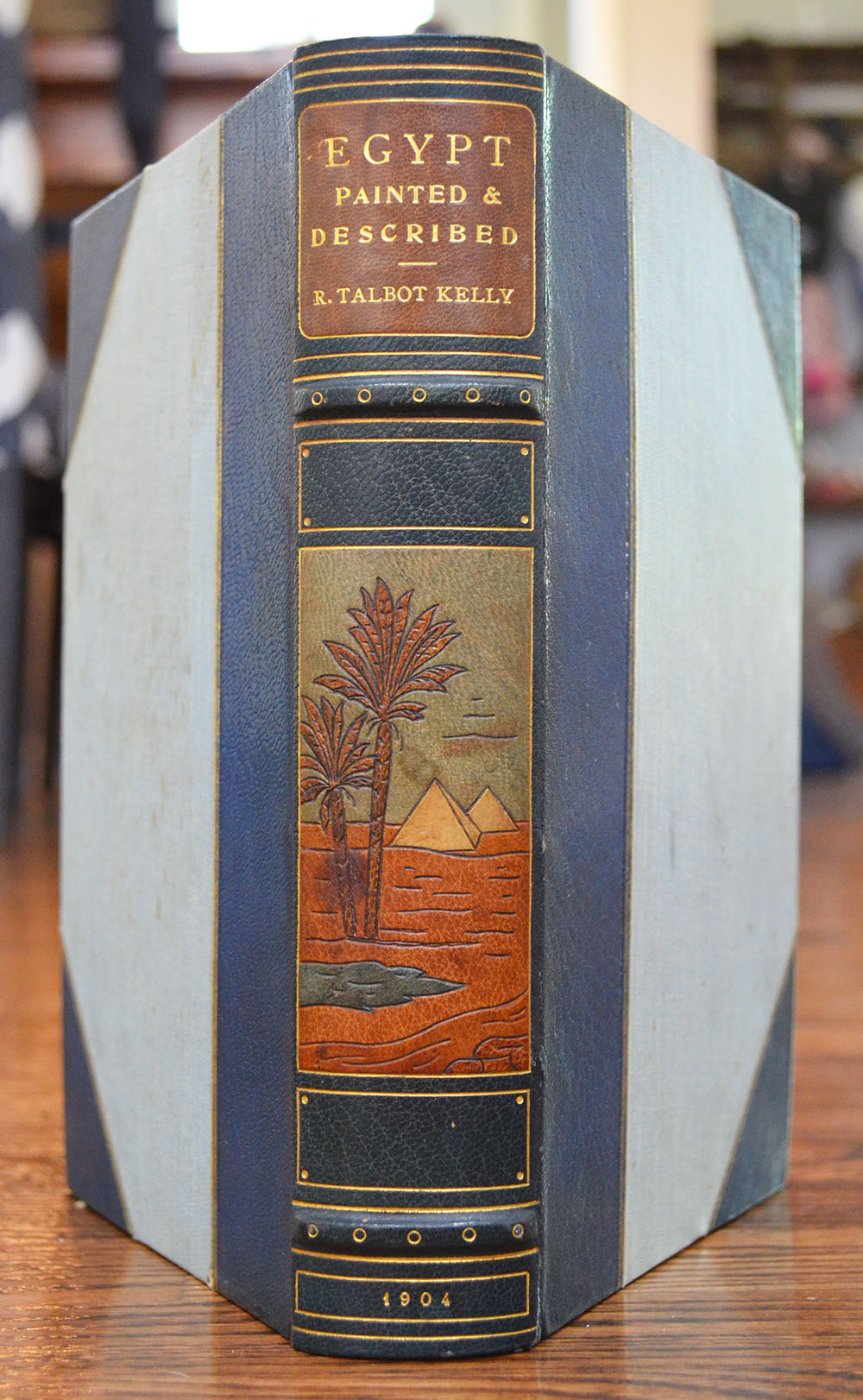 [Inlaid Binding] Kelly, R. Talbot. Egypt: Painted & Described.