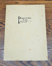 Load image into Gallery viewer, [Illuminated] Stevenson, Robert Louis. Prayer in Time of Rain.
