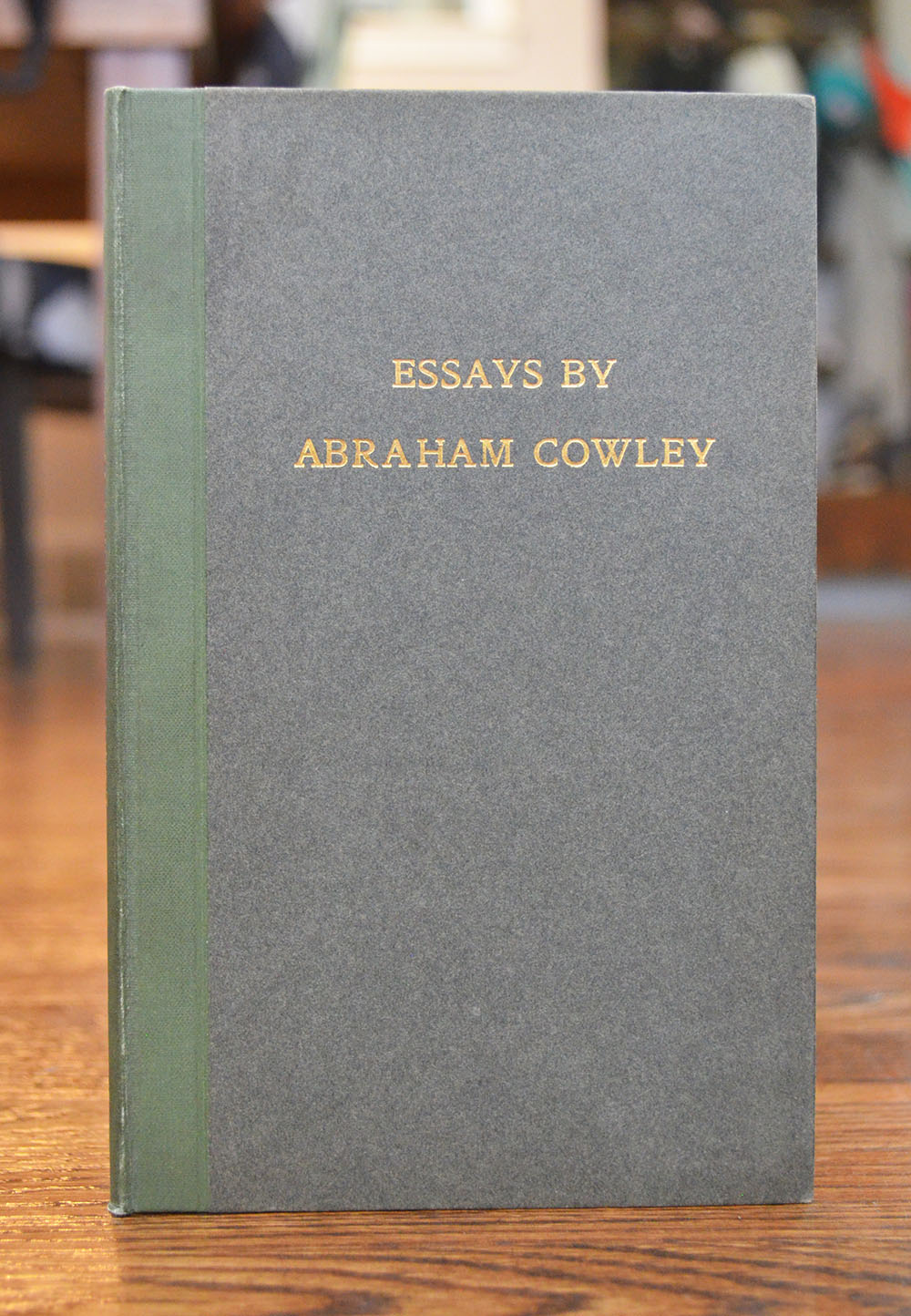 [Elm Press | Peter Verburg] Cowley, Abraham. Essays.
