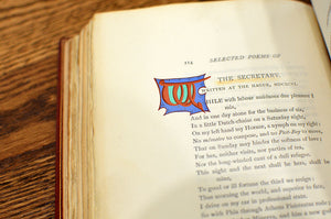 [Extra Illustrated with Illumination by William Cushing Bamburgh] Selected Poems of Matthew Prior